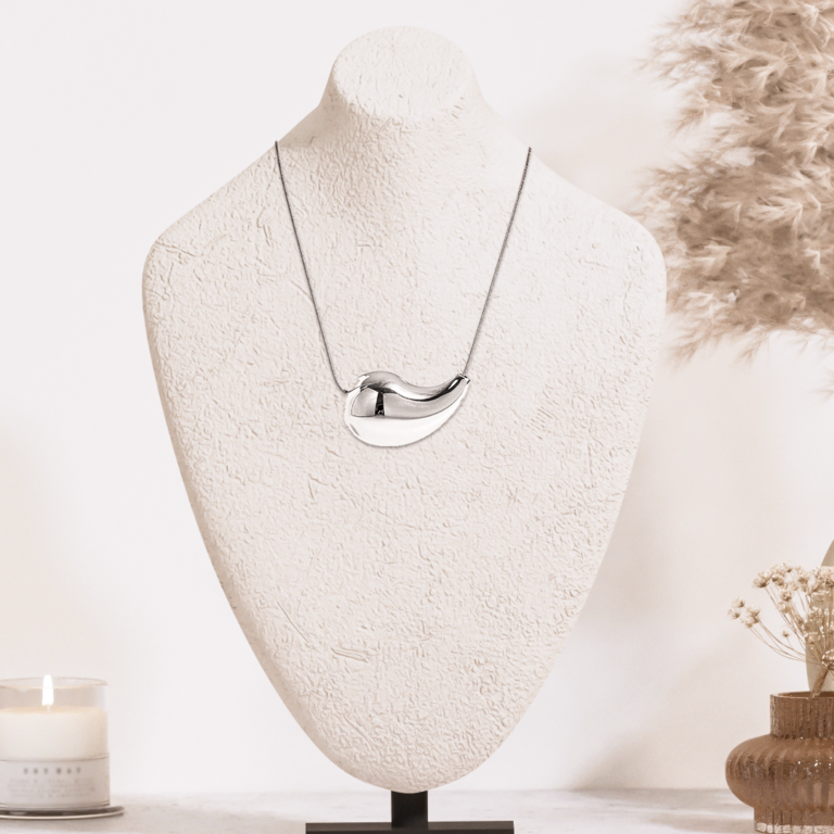 14- 39 Iv. G Style Pearl Geometric Stainless Steel 18K Gold Plated Necklaces